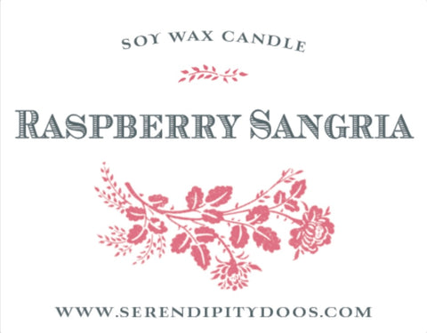 Raspberry Sangria Jar Candle